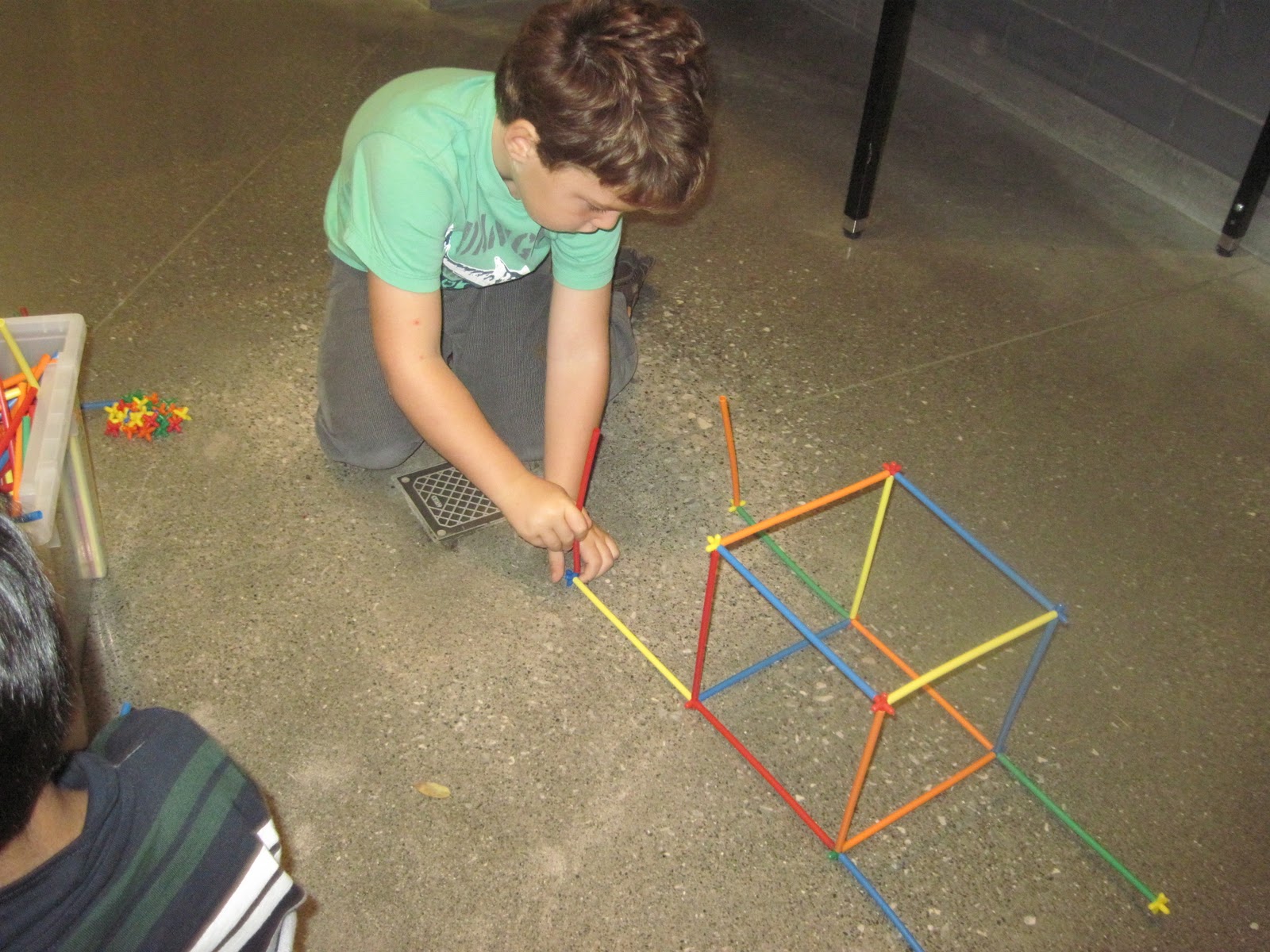 The Wonderful World of Kindergarten Building with Straws and connectors