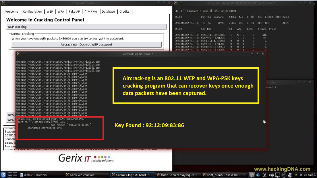 Is-Plus — Aircrack Key Found Hexadecimal