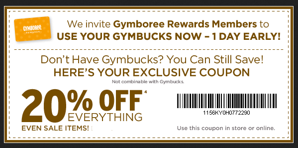 gymboree coupons