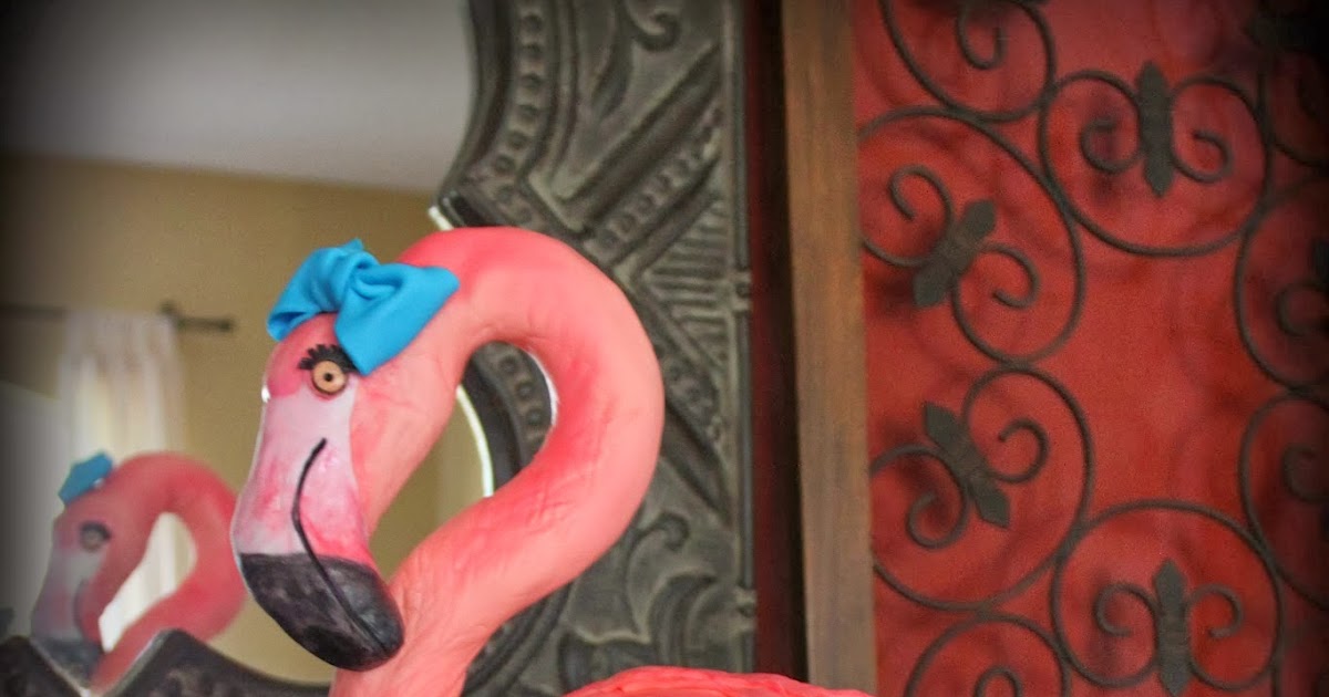 Beautiful Flamingo Cake