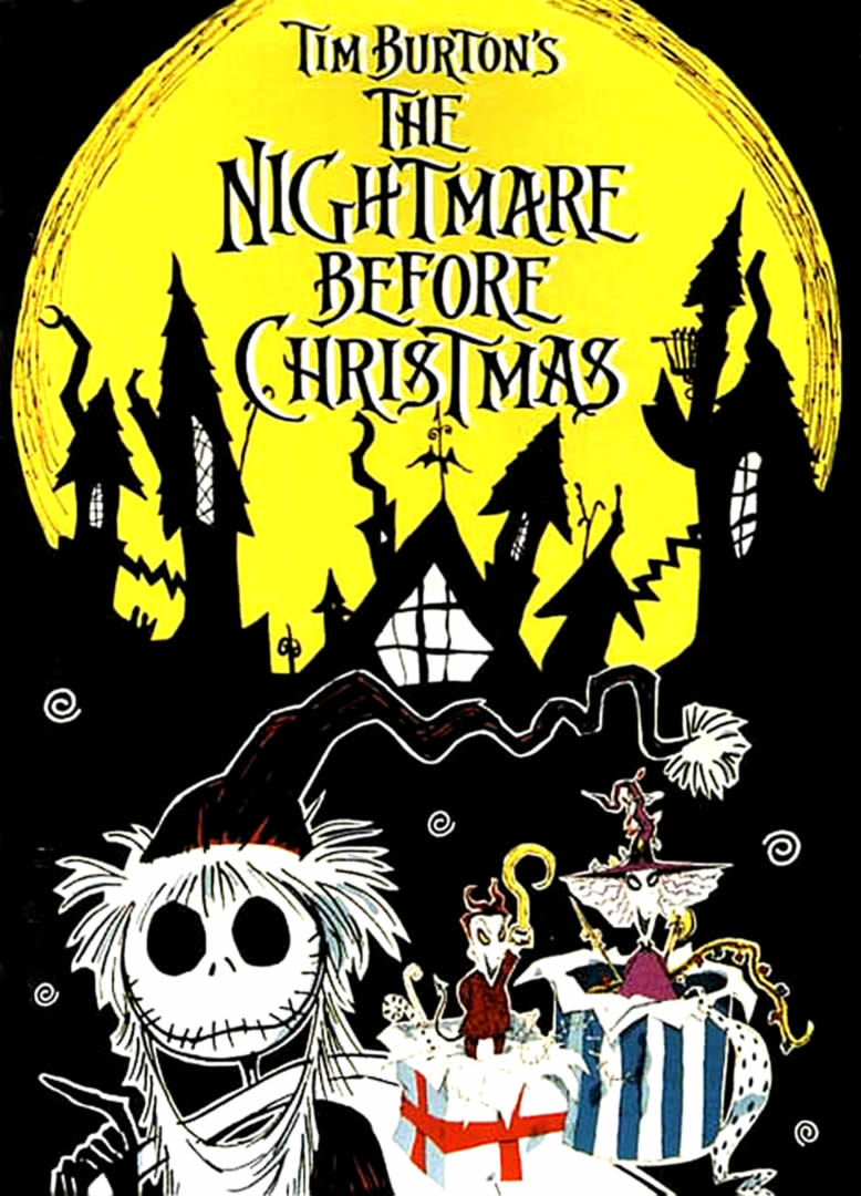 The Geeky Nerfherder: Movie Poster Art: The Nightmare Before Christmas