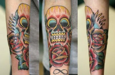 Sugar Skull Lady Tattoo