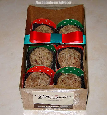 Dani Brigadeiro: Caixa com os Brigadeiros sabor Nutella Dani Brigadeiro: Caixa com os Brigadeiros sabor Nutella