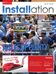 Installation 181 - July 2015 | ISSN 2052-2401 | TRUE PDF | Mensile | Professionisti | Tecnologia | Audio | Video | Illuminazione
Installation covers permanent audio, video and lighting systems integration within the global market. It is the only international title that publishes 12 issues a year.
The magazine is sent to a requested circulation of 12,000 key named professionals. Our active readership primarily consists of key purchasing decision makers including systems integrators, consultants and architects as well as facilities managers, IT professionals and other end users.
If you’re looking to get your message across to the professional AV & systems integration marketplace, you need look no further than Installation.
Every issue of Installation informs the professional AV & systems integration marketplace about the latest business, technology,  application and regional trends across all aspects of the industry: the integration of audio, video and lighting.