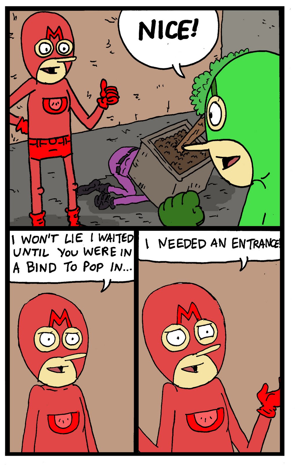 Melon Man Comics Melon Man in The MELON MEN FINAL CHAPTER!