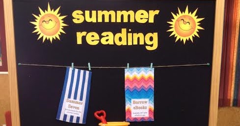 summer reading displays library