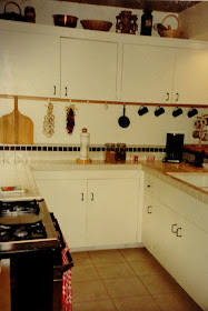 mid-century modern kitchen after eighties restore in 1997