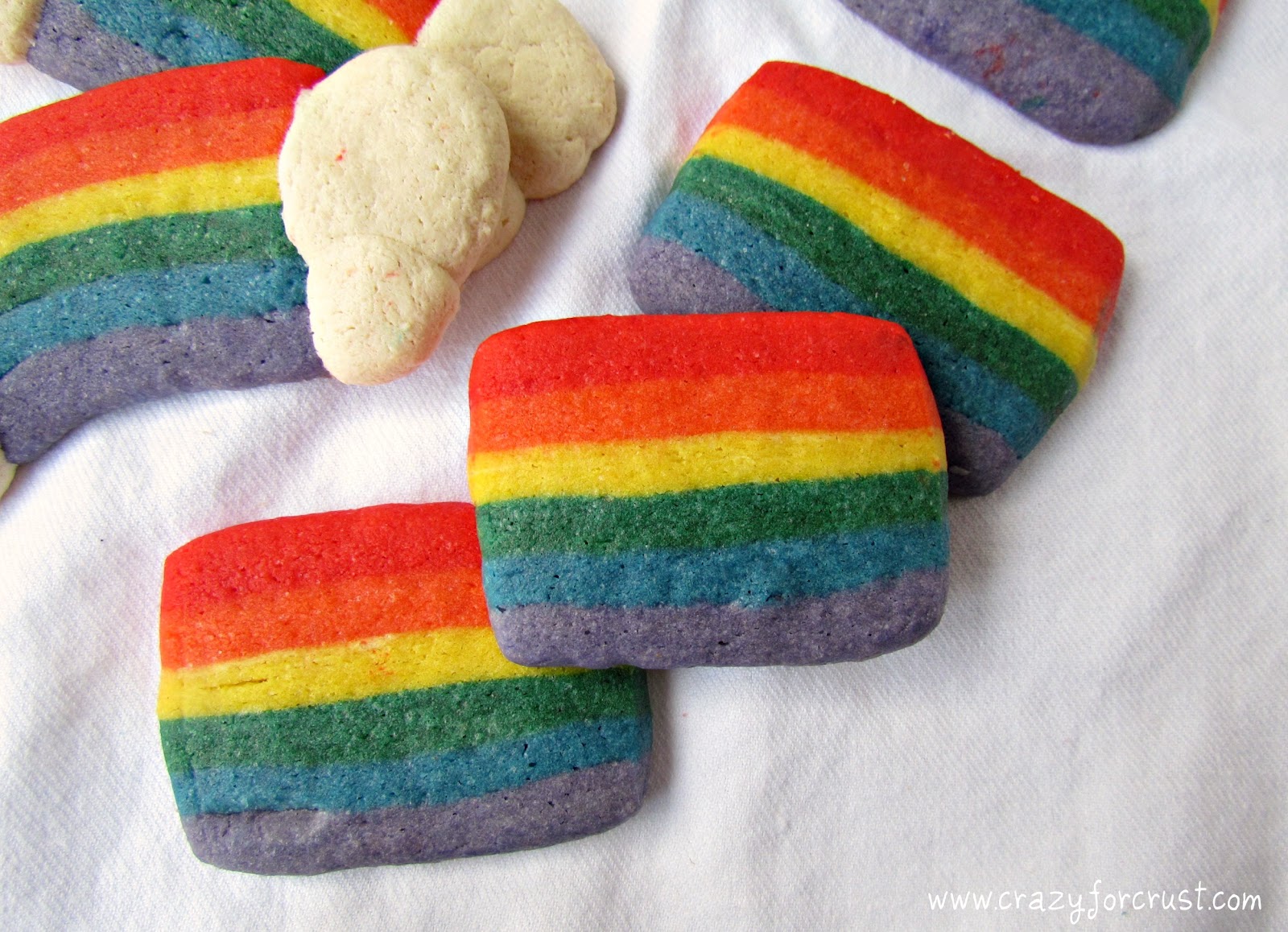 Rainbow Cookies {Slice and Bake} Crazy for Crust