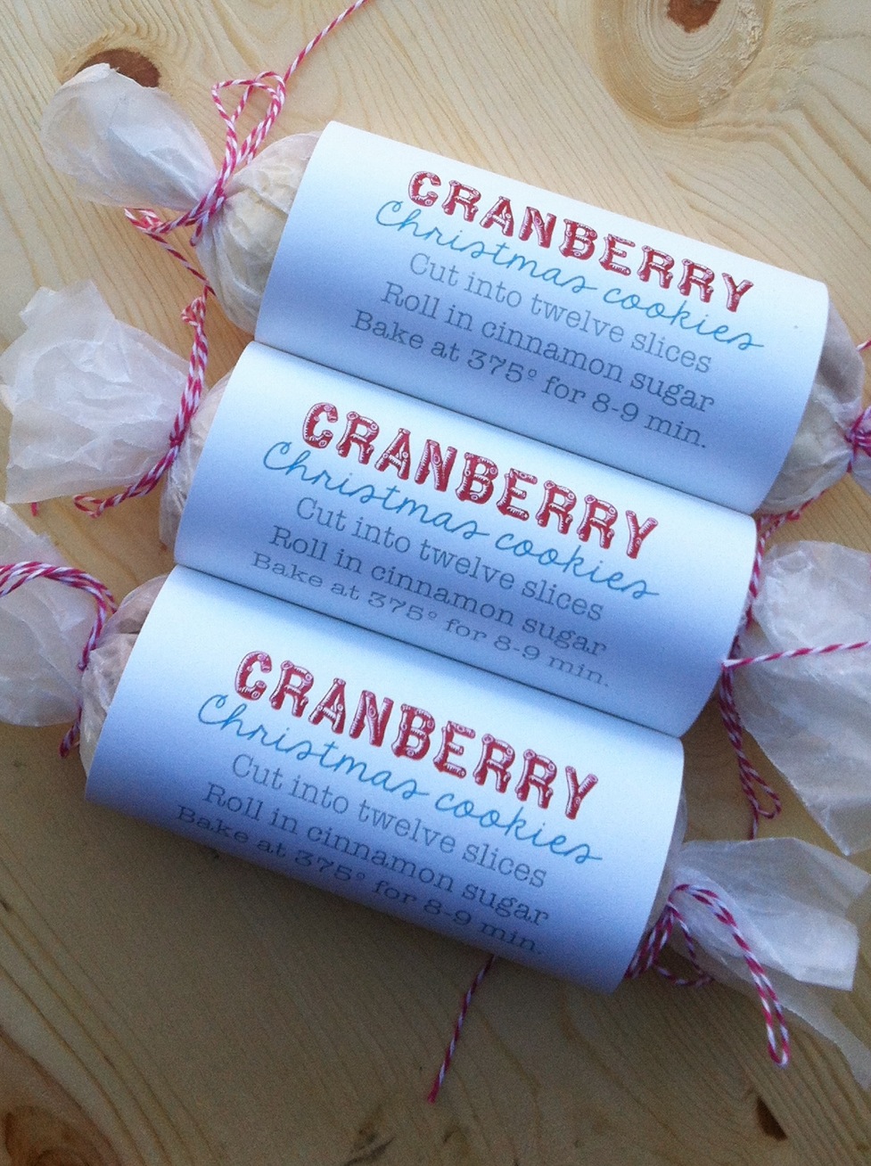 Cranberry Christmas cookies to go. | Joy's Hope