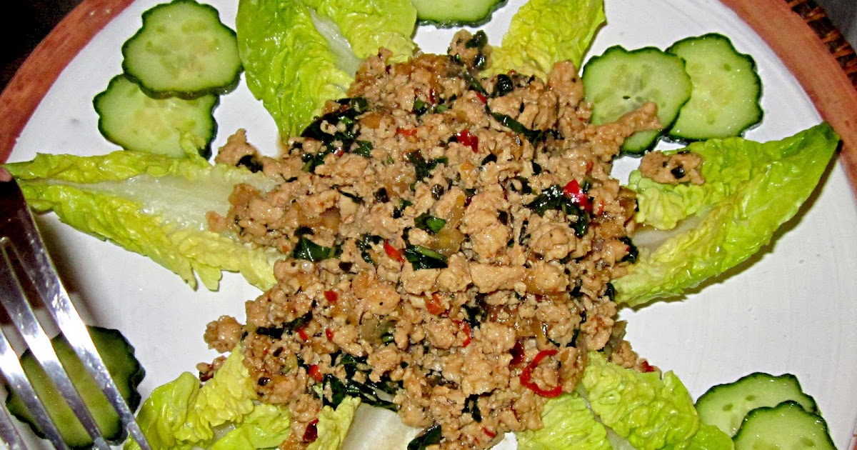 Cook with Andrea Thai minced chicken with basil