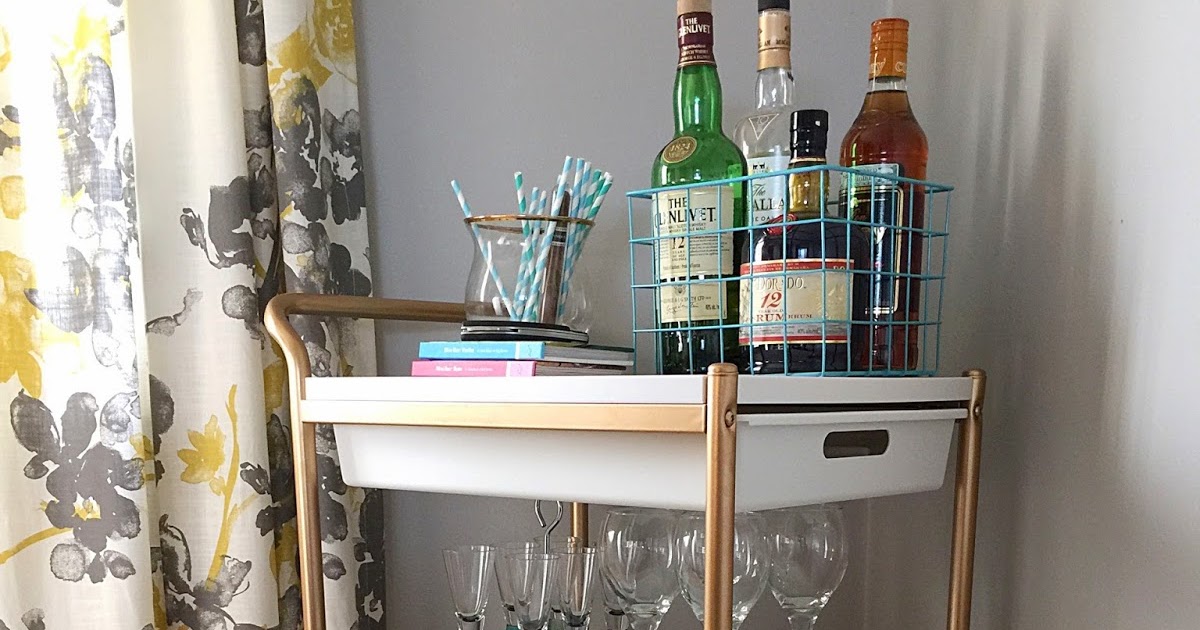 Simple Ikea Bar Cart DIY house of hire