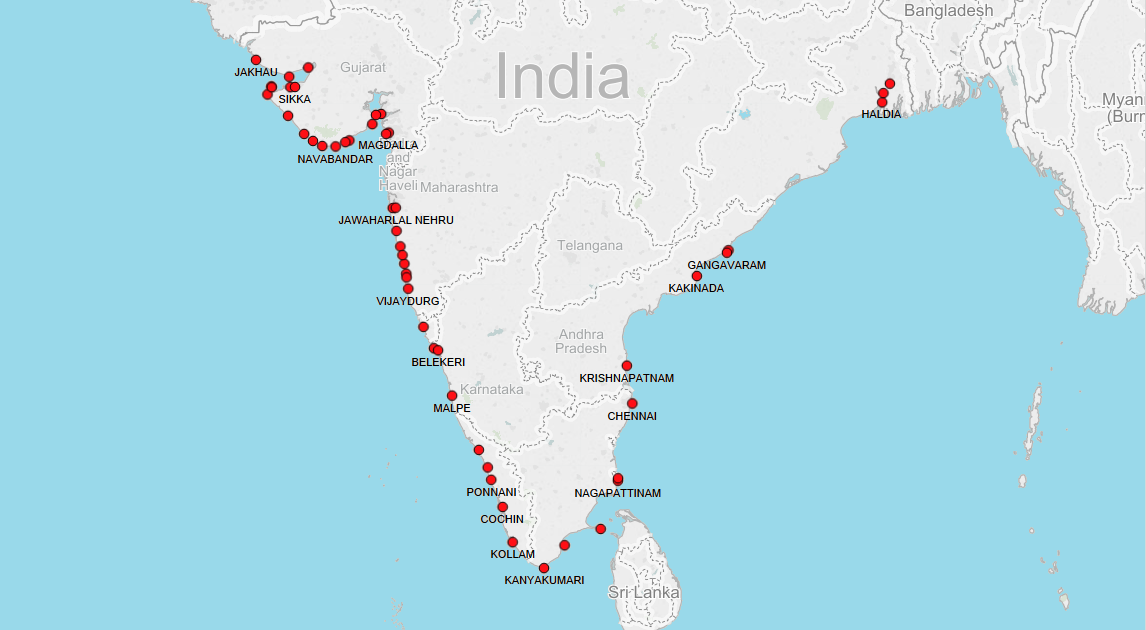 PORTS IN INDIA