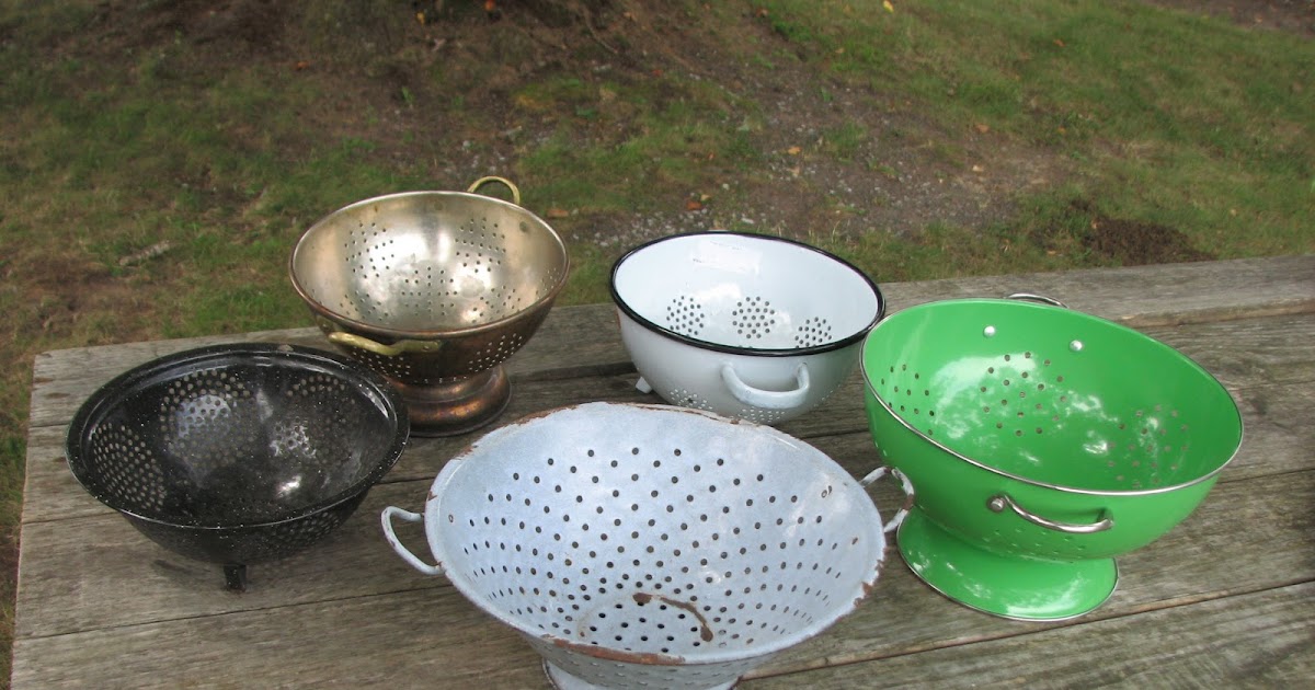 Debbiedoo's Antique, vintage colander lights! new and old