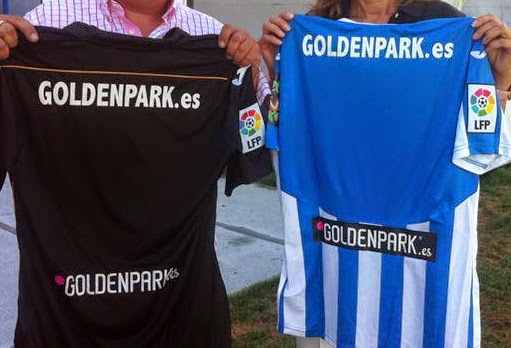 Goldenpark renueva patrocinio Club Deportivo Leganés 2014 - 2015 Goldenpark renueva patrocinio Club Deportivo Leganés 2014 - 2015