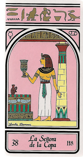 Tarot Egipcio: La Señora de la Copa