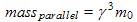 effective mass for accelerating a particle in a direction parallel to its velocity effective mass for accelerating a particle in a direction parallel to its velocity