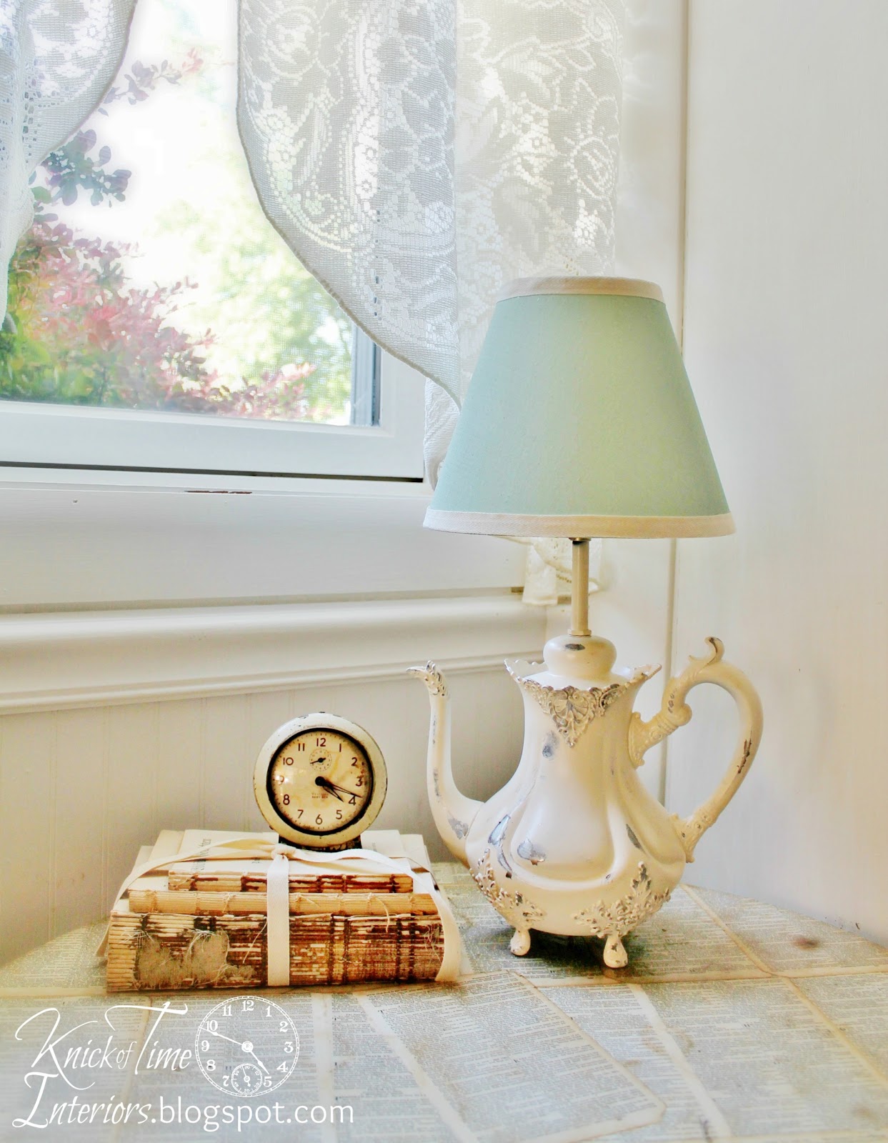 Teapot Lamp Makeover Knick of Time