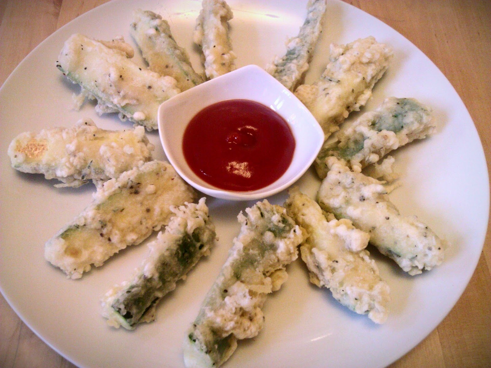 Everything Goes With Toast Limoncello & rosemary tempura battered courgette