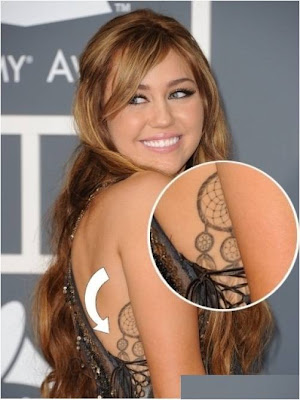 Miley Tattoos Dreamcatcher