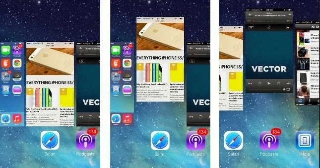 How to Close Apps on iOS7 for iPhone 4S/5S and iPad