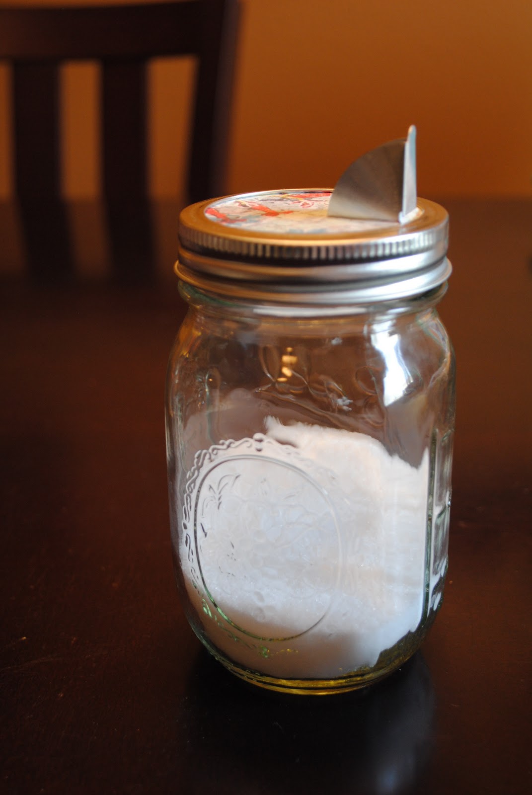 i thought of it second. mason salt jar.