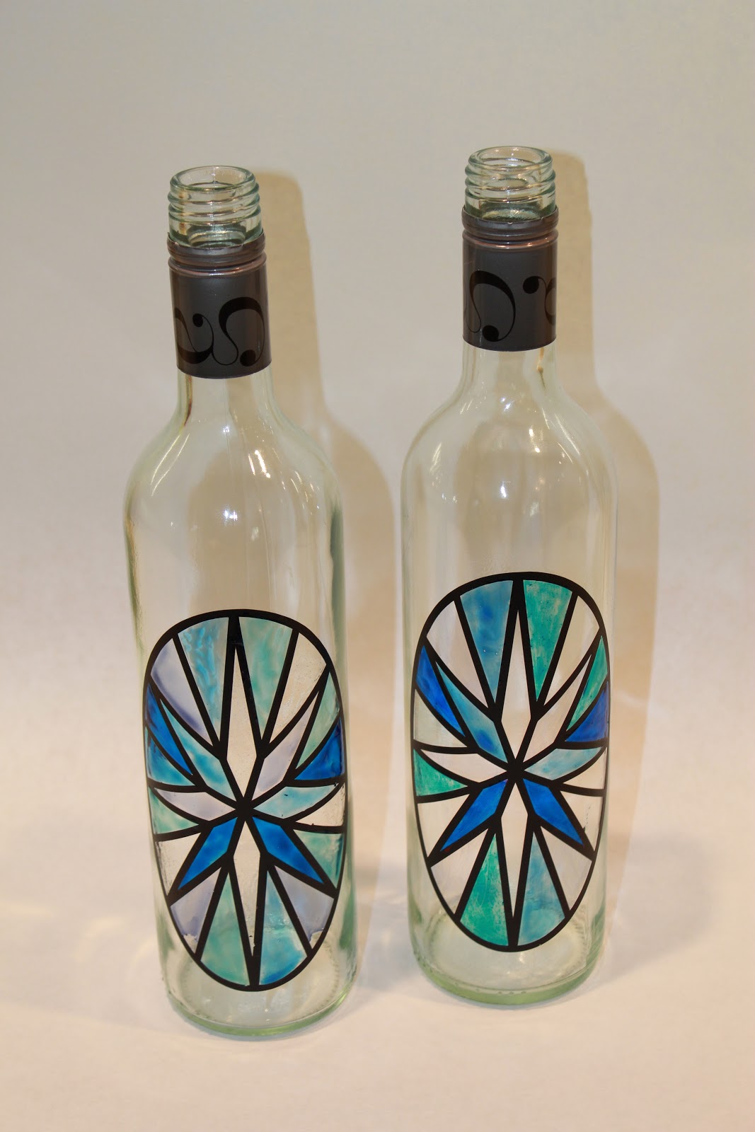 The FABULOUS Blog of Miss Ginger Grant! Stained Glass Bottles and Jars