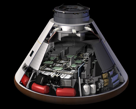first Orion spacecraft,