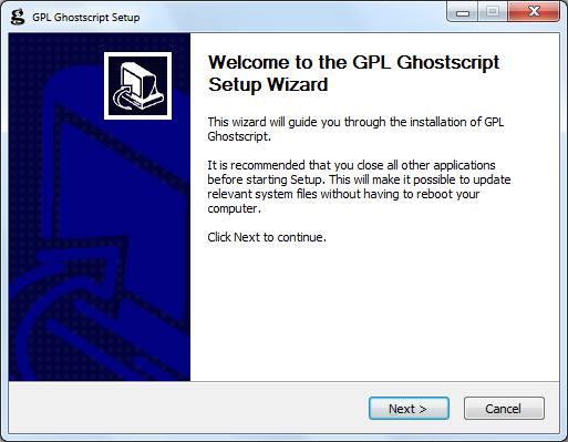 scribus ghostscript scribus ghostscript