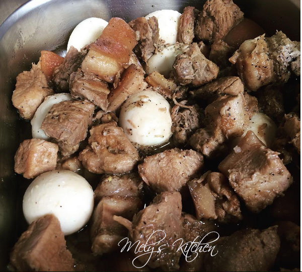 Pork Adobo With Egg Mely's kitchen