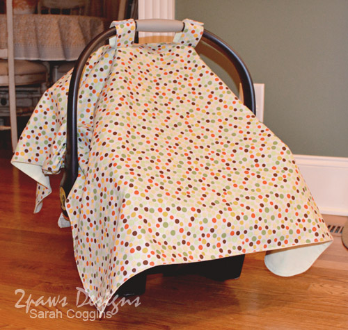 Infant Car Seat Cover | 2paws Designs