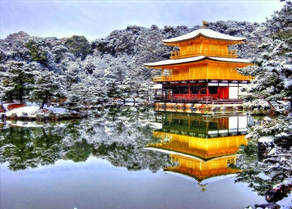 Risultati immagini per Padiglione d'Oro (Kinkakuji)