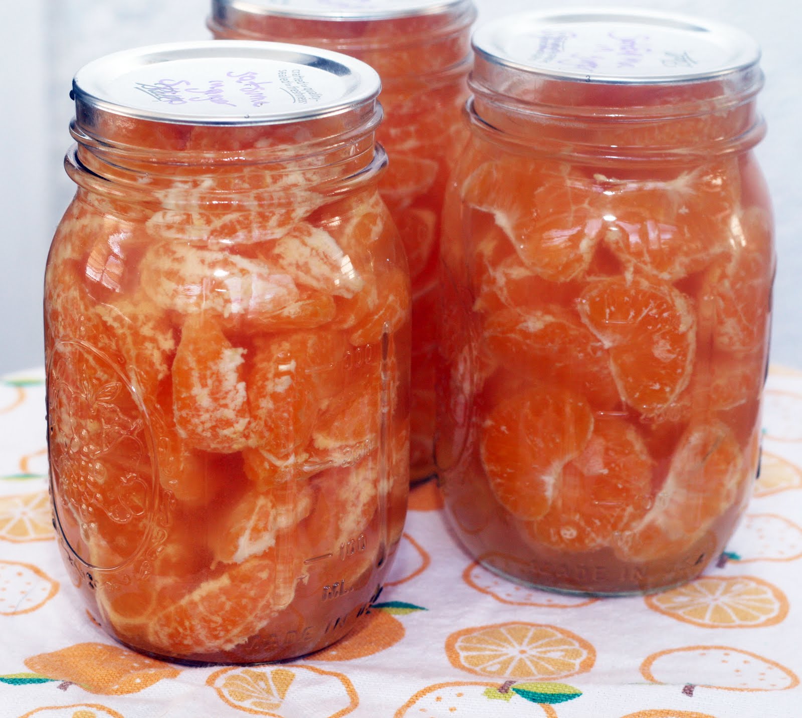 Satsumas in GingerMandarin Syrup Coconut & Lime