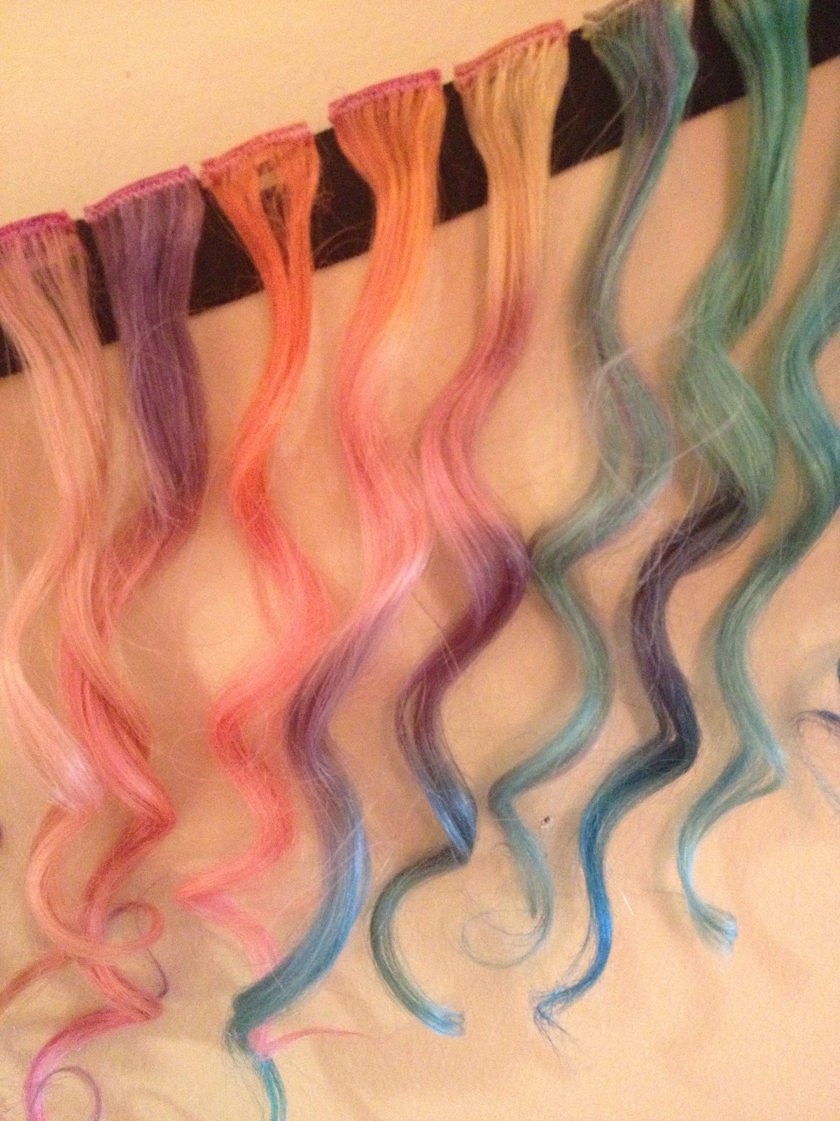 The Shop Therapist Diy Pastel Extensions Aka My Little Pony Hair