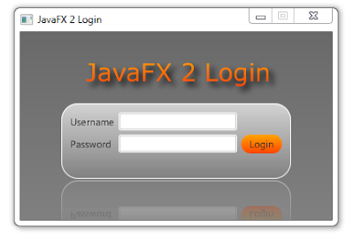 JavaFX 2 Login Form