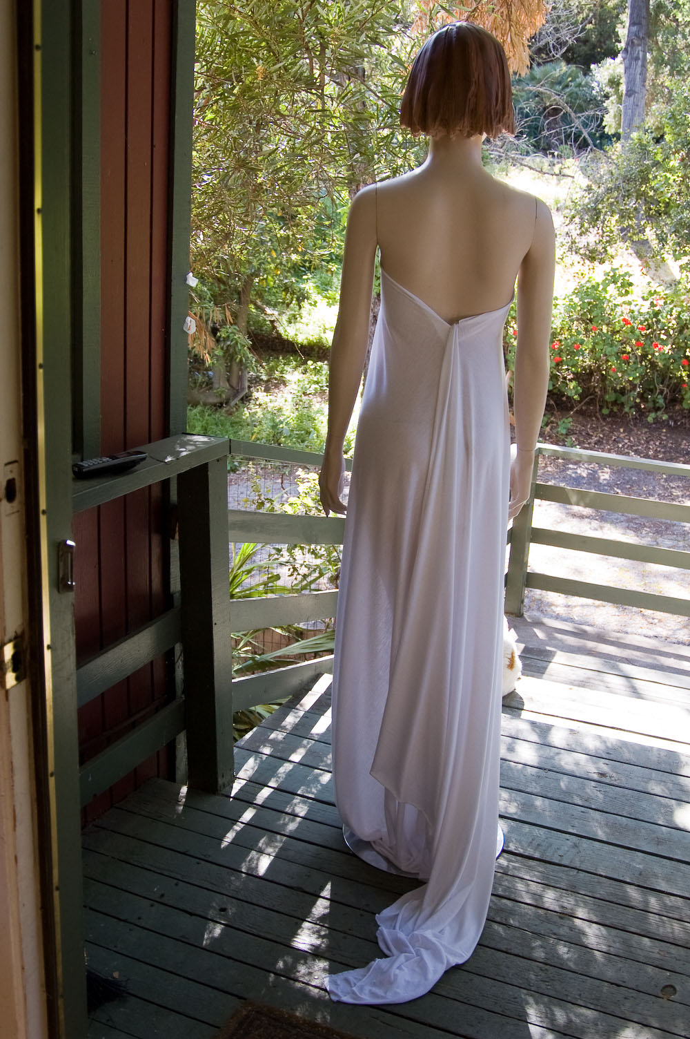 jersey knit wedding dress