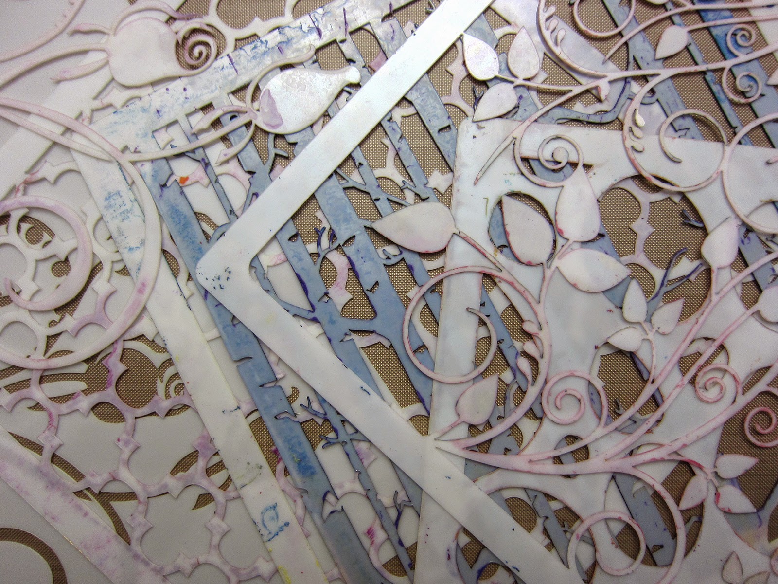 Printing with Gelli Arts® Gelli™ Printing on Fabric Fun with Stencils