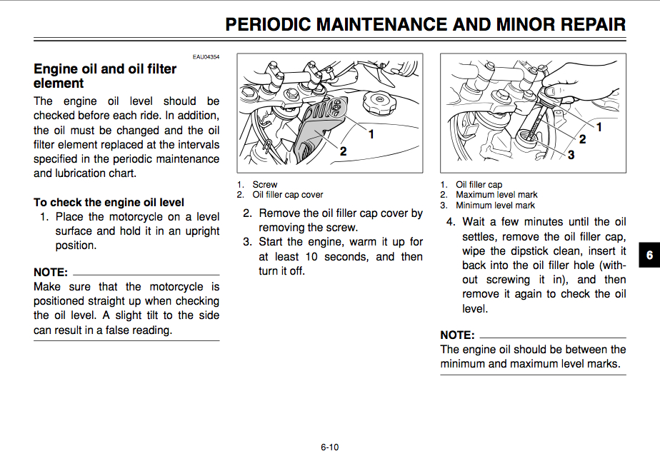 Motorbike Travels XT600E Oil and Filter Change