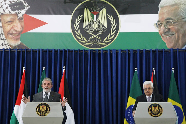Lula e Abbas Presidente Lula e Presidente Mahmud Abbas (Abu Mazen)