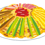 冷やし中華のイラスト