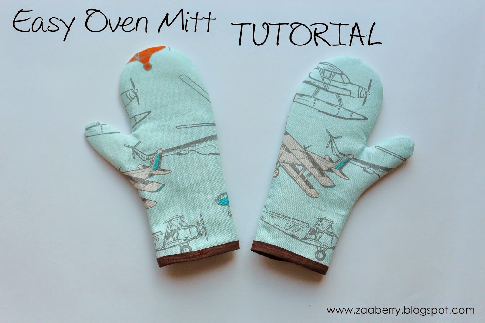Zaaberry Easy Oven Mitt TUTORIAL