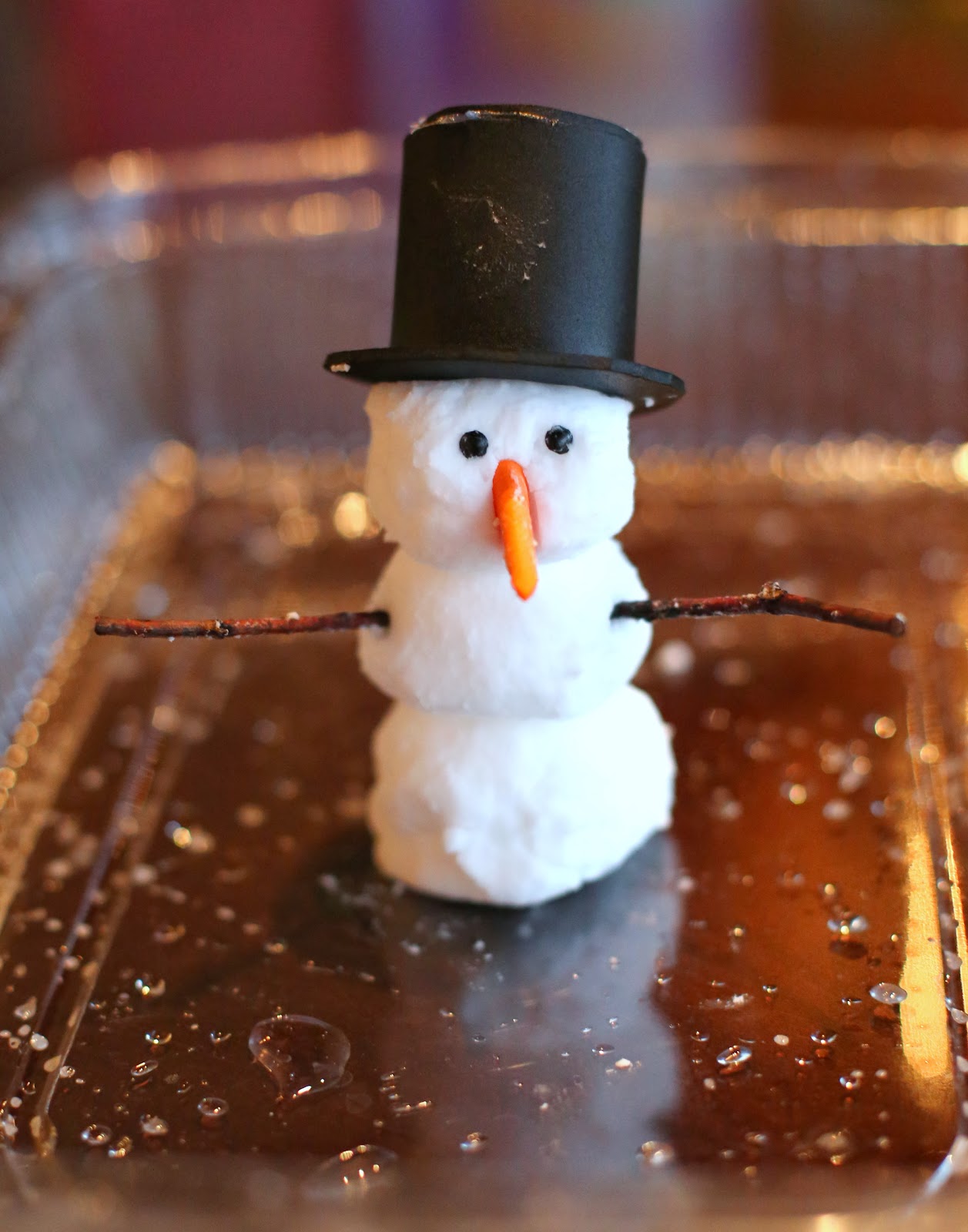 Foaming Dough Recipe Magic Foaming Snowman