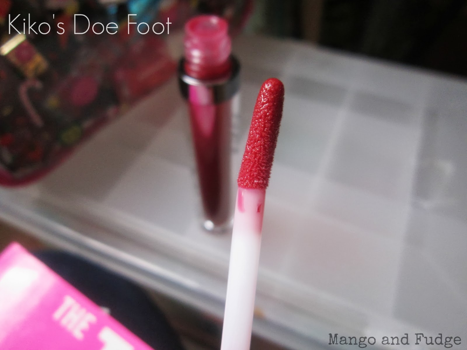 Kiko Extra Volume Lip Gloss in 06 Apple Red Mango and Fudge