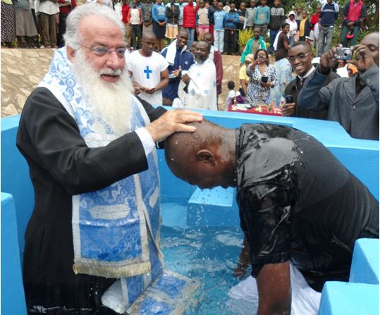 The Son of the Prime Minister of Kenya is Baptized Orthodox