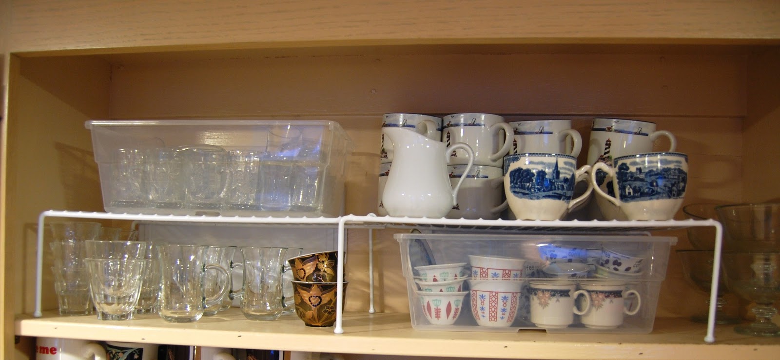 Miscellanea Etcetera Kitchen Organization Part 3 Glassware