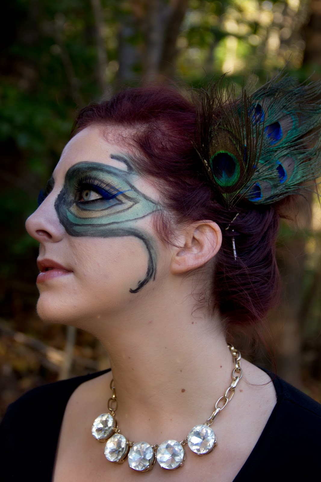 Lipstick & Chiffon Peacock Costume Tutorial