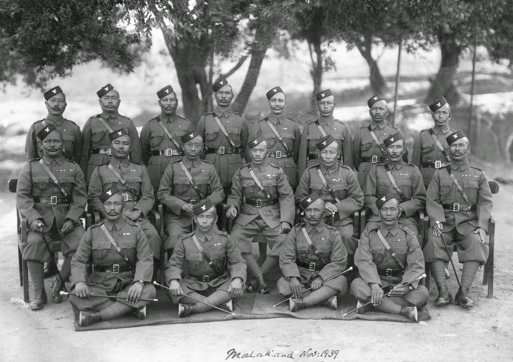 1st Battalion Gurkha Officers Malakand 1939 - seated centre Honorary Lieutenant & Subedar Major Maniraj Gurung OBI Sirdar Bahadur 1st Battalion Gurkha Officers Malakand 1939 - seated centre Honorary Lieutenant & Subedar Major Maniraj Gurung OBI Sirdar Bahadur