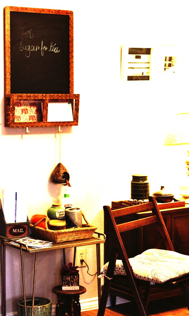 DIY ikea chalkboard gets an ethnic makeover