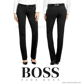 Queen Letizia Style  HUGO BOSS Taru Trousers