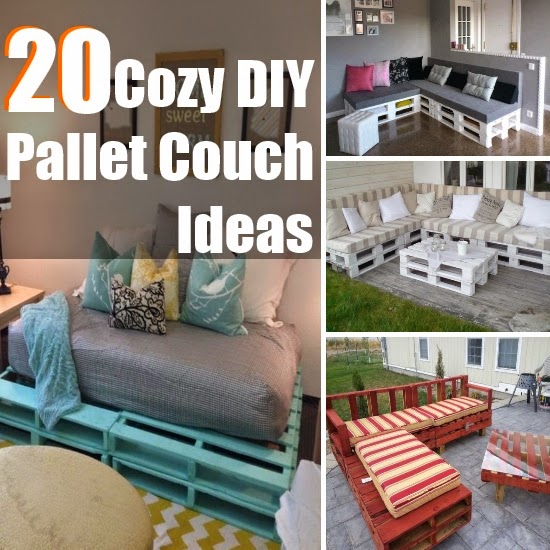 20 Cozy DIY Pallet Couch Ideas
