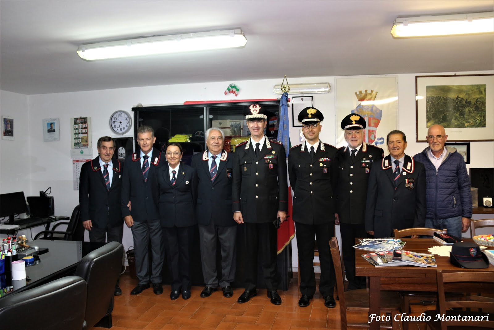 Visita del Comandante Legione Carabinieri del Lazio alla nostra Sezione